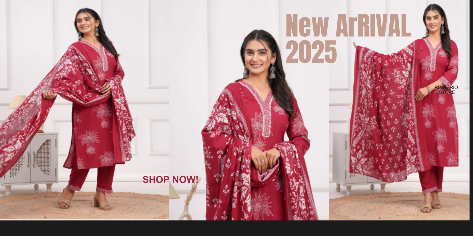 Black White Bold Simple Fashion Product Promotion Landscape Banner (8)